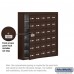 Salsbury Cell Phone Storage Locker - with Front Access Panel - 6 Door High Unit (5 Inch Deep Compartments) - 30 A Doors (29 usable) - Bronze - Surface Mounted - Master Keyed Locks